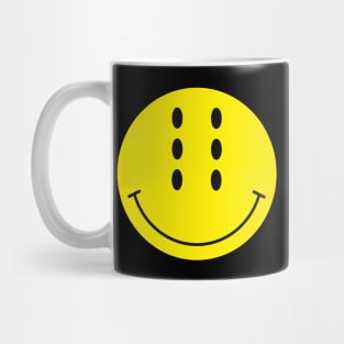 Six-Eyed Smiley Face Mug